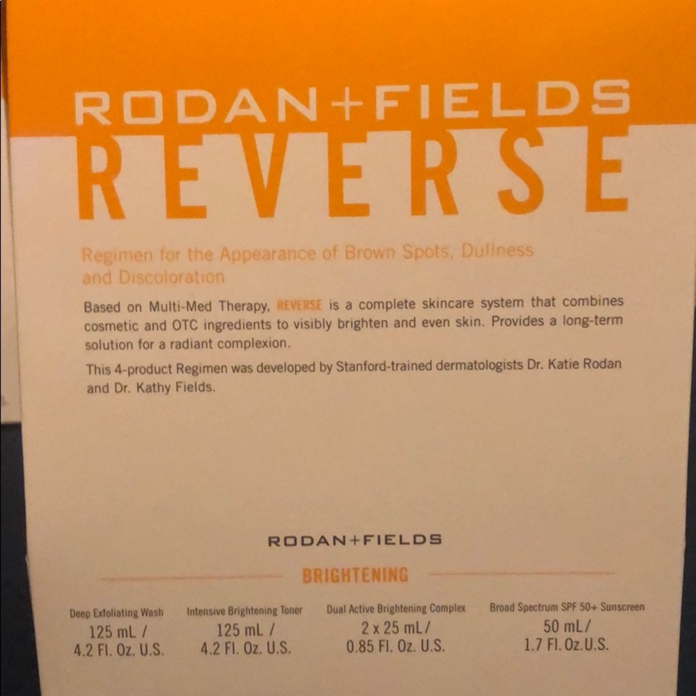 Rodan + Fields Reverse Brightening